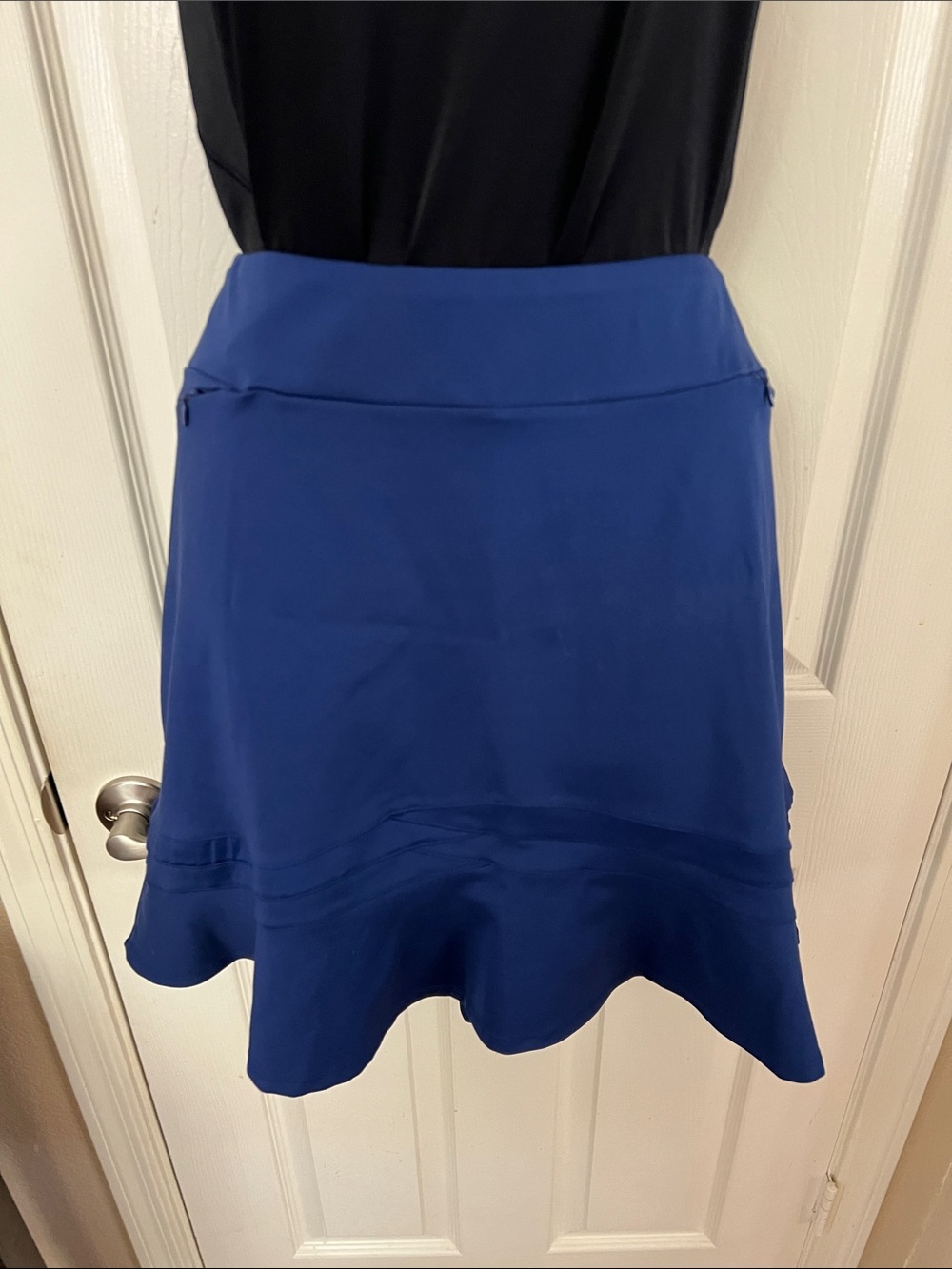 Tail Blue A-Line Flounce Skirt